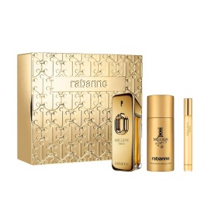 Set mit Herrenparfüm Paco Rabanne Million Gold 3 Stücke