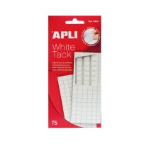 Kitt Apli White Tack Kitt Weiß Nylon (3 Stück) (12 Stück)