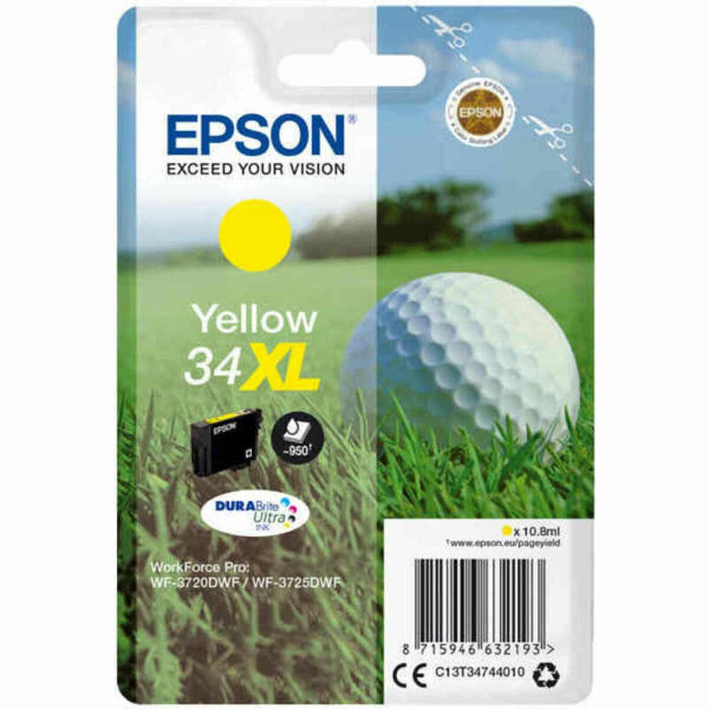 Cartouche d'encre originale Epson 34XL Jaune