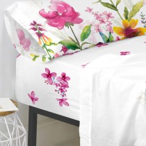 Drap housse HappyFriday Cassia Multicouleur 140 x 200 x 32 cm 