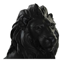 Figurine Décorative DKD Home Decor RF-181551 Noir Doré Résine Lion 38 x 25 x 44 cm