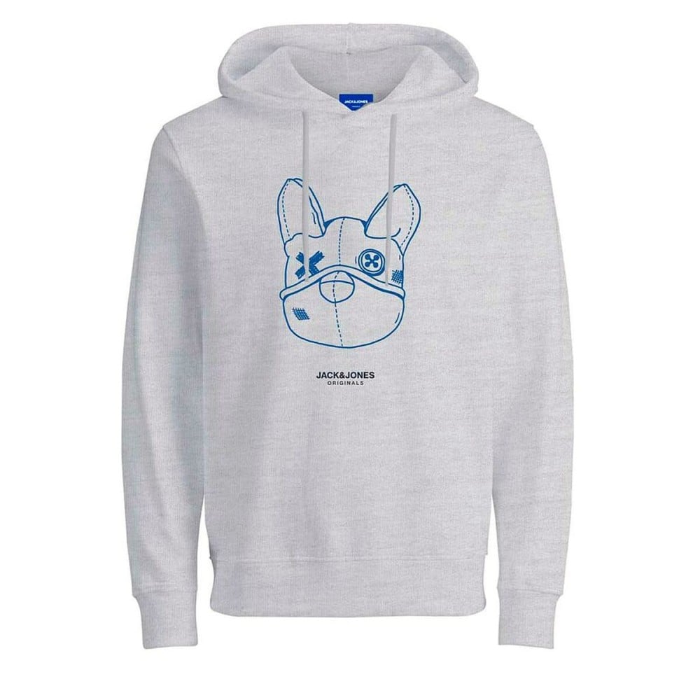 Sweat à capuche homme  JORPAL SWEAT HOOD FST  Jack & Jones 2310015  Gris