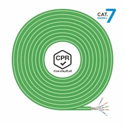 Câble Réseau Rigide FTP 7ème Catégorie Aisens AWG23 Vert 305 m