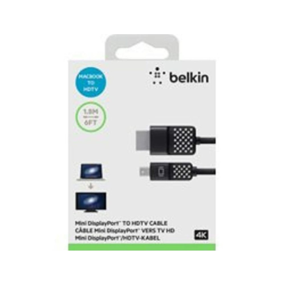 Adaptateur DisplayPort vers HDMI Belkin F2CD080BT06 Noir