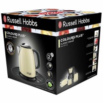 Elektrischer Wasserkocher mit LED-Licht Russell Hobbs 24994-70 Creme 2400 W (1 L)