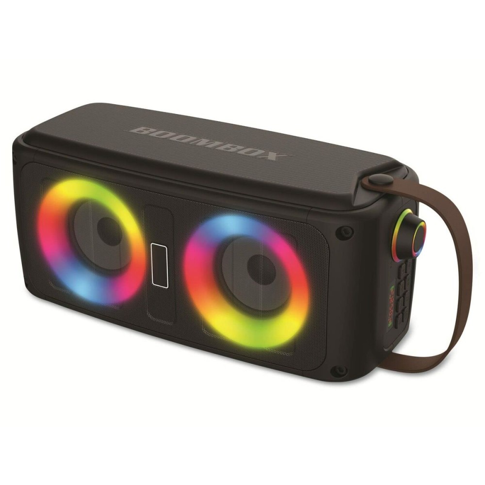 Portable Bluetooth Speakers Denver Electronics Black LED RGB