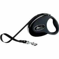 Dog Lead Flexi New Classic 5m Black Size S