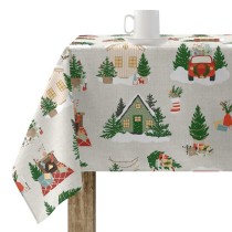 Stain-proof resined tablecloth Belum Merry Christmas Multicolour 200 x 150 cm