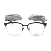 Brillengestell + Sonnenbrille Belstaff HATCHER-NEGRO-DORADO-W Ø 55 mm Clip On