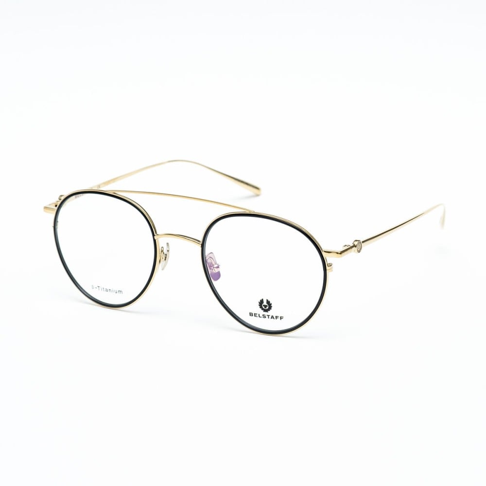 Eyeglass Frame + Sunglasses Belstaff JAGGED-CLIP-ON-DORADO Ø 53 mm Clip On