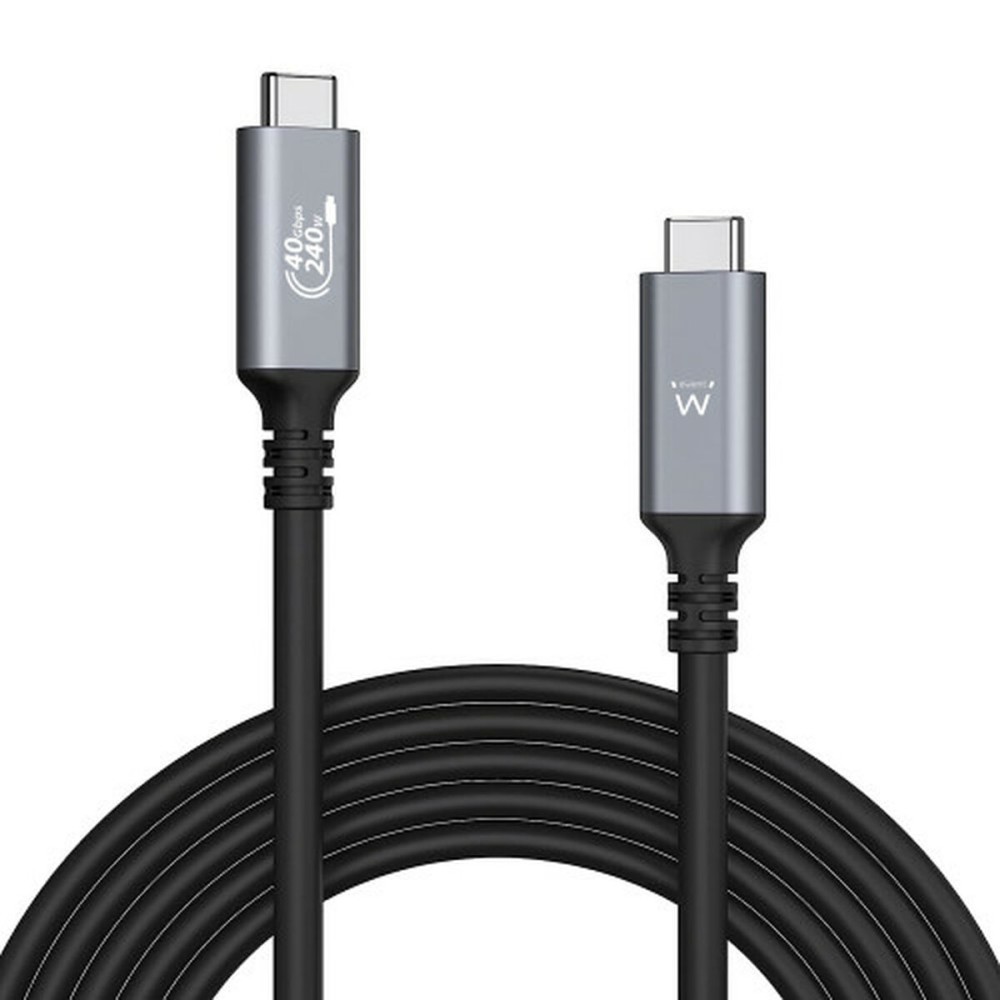 Câble USB-C Ewent EC1070 Noir 1 m