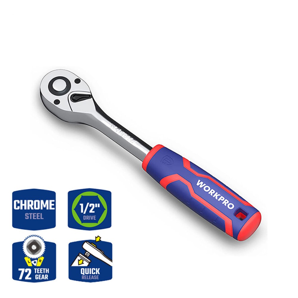 Carraca key Workpro 1/2"