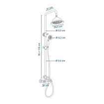 Colonne de douche Rousseau Acier inoxydable