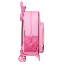 Cartable à roulettes Barbie Girl Rose 33 x 42 x 14 cm