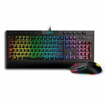 Clavier et Souris Gaming Krom Kalyos RGB Noir