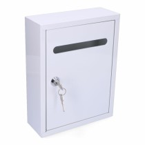 Letterbox EDM 85803 Linear White Steel 26 x 20 x 7,5 cm