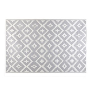 Tapis d’extérieur Paros 160 x 230 x 0,5 cm Gris polypropylène