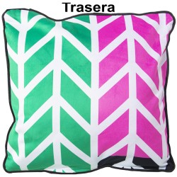 Coussin Alexandra House Living Venecia Multicouleur Textile 45 x 45 cm