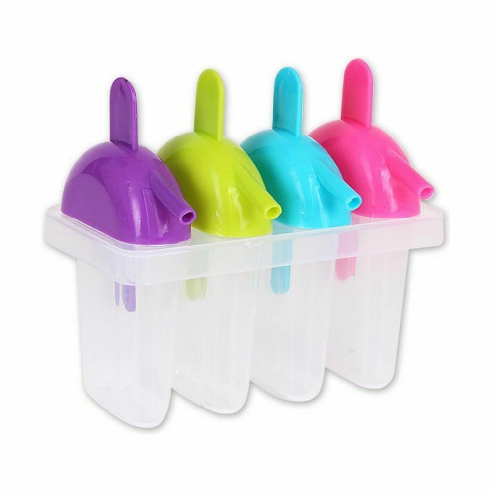 Ice-cream Mould Privilege 4 compartments Multicolour (24 Units)