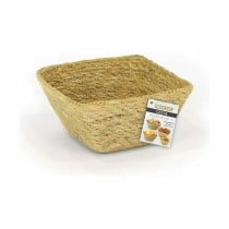 Multi-purpose basket Privilege Seagrass Squared 8 x 8 x 7 cm (24 Units)