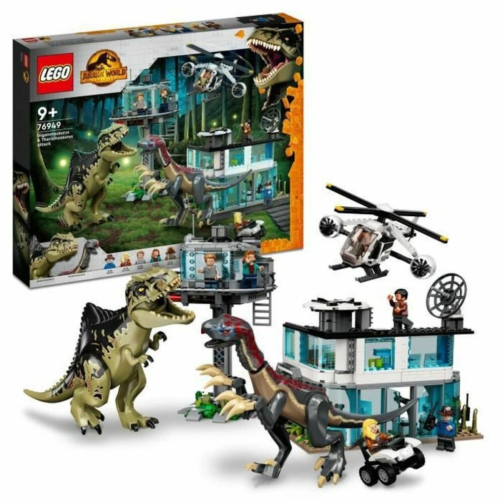 Building Game + Figures Lego Jurassic World Attack