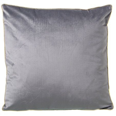 Kissen Alexandra House Living Grau Gold Textil 45 x 45 cm