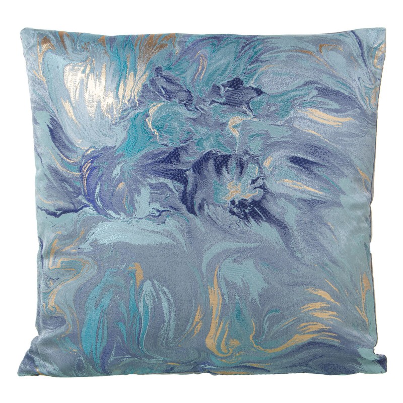 Cushion Alexandra House Living Blue Textile 43 x 43 cm