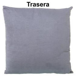 Coussin Alexandra House Living Bleu Textile 43 x 43 cm