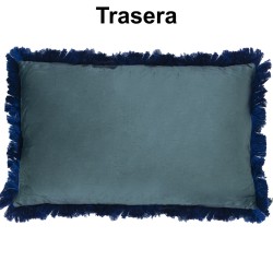 Cushion Alexandra House Living Blue Textile 50 x 30 cm