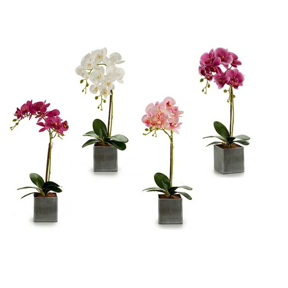 Fleur décorative Ibergarden A18124-50-2 Orchidée 14 x 51 x 18 cm (6 Unités)