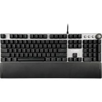 Clavier Ibox AURORA K-3 Noir/Argenté Argenté QWERTY