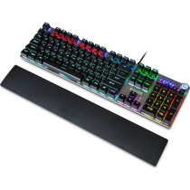 Clavier Ibox AURORA K-3 Noir/Argenté Argenté QWERTY