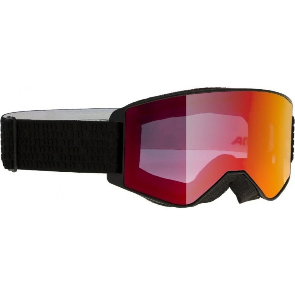 Skibrille Alpina Narkoja Schwarz Orange Spiegel Kunststoff