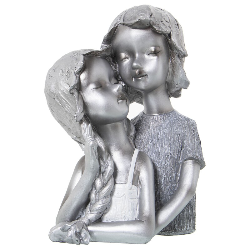 Decorative Figure Alexandra House Living Silver Plastic Kids 16 x 20 x 29 cm