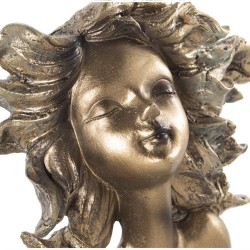 Decorative Figure Alexandra House Living Golden Plastic Girl 15 x 26 x 27 cm