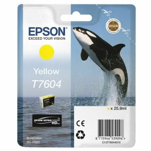 Original Ink Cartridge Epson T7604 Black