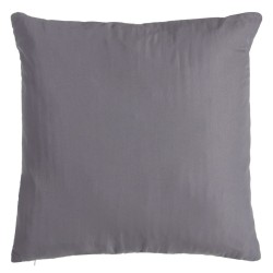 Kissen Grau 60 x 60 cm karriert