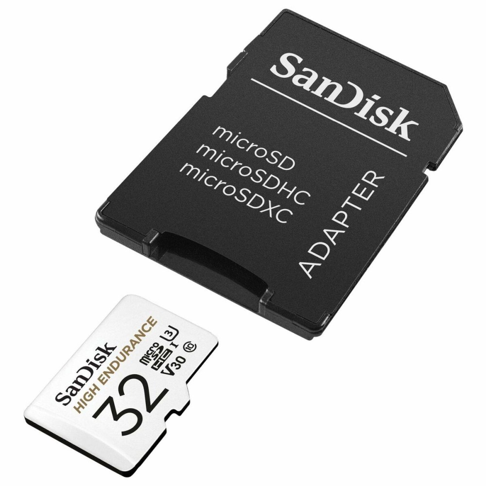 Carte Mémoire Micro SD avec Adaptateur SanDisk High Endurance 32 GB