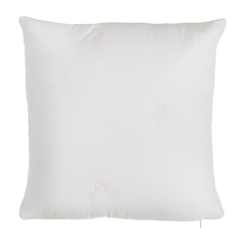 Cushion Cream 40 x 40 cm Squared Floral