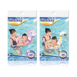 Bestway Flotteur Gonflable Animaux Couleur Assortie 61x58,5/61x61 cm +3 à 6 Ans Plage et Piscine 36306