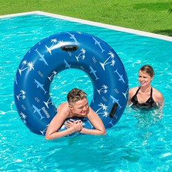 Bestway Flotteur Gonflable avec Poignées Nautique Couleur Assortie D119 cm +12 Ans Plage et Piscine 36353