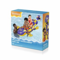 Bestway Figure Gonflable Salamandre avec Poignées 191x119 cm +3 Ans Plage et Piscine 41502