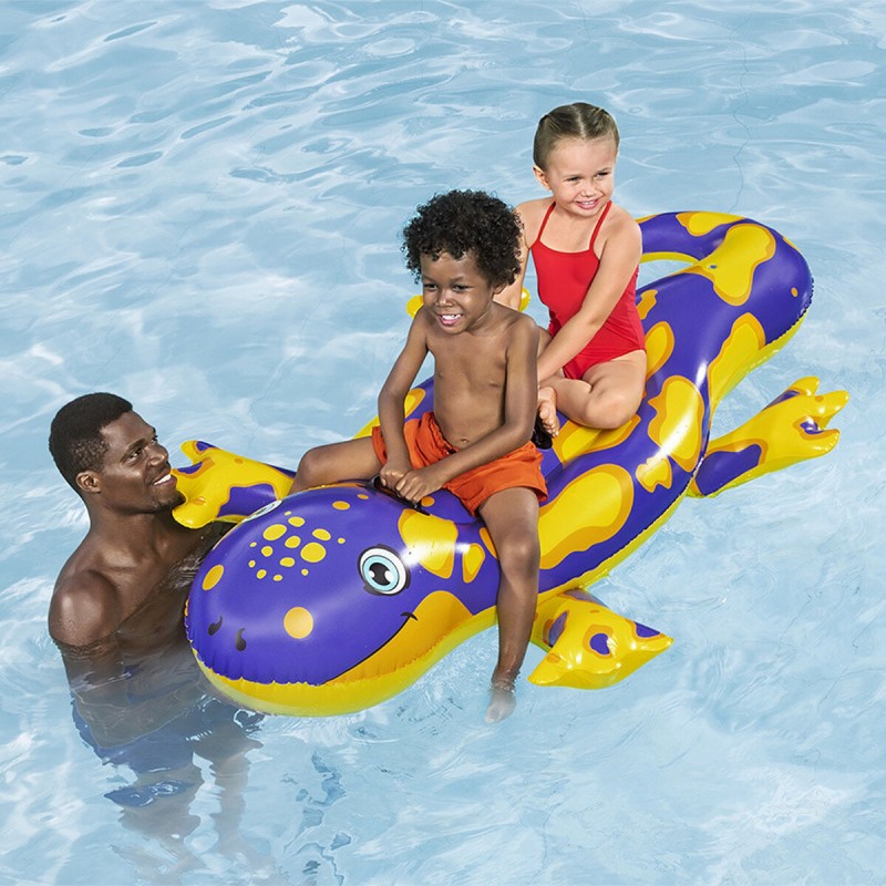 Bestway Figure Gonflable Salamandre avec Poignées 191x119 cm +3 Ans Plage et Piscine 41502