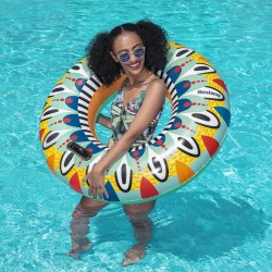 Bestway Flotteur Gonflable avec Poignées Azteca D107 cm +12 Ans Plage et Piscine 36294