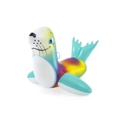 Bestway Figurine Gonflable Phoque avec Poignées 157x114 cm +3 Ans Plage et Piscine 41479