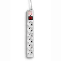 Power Socket - 6 Sockets with Switch Salicru 680BA000003 White (1,5 m)