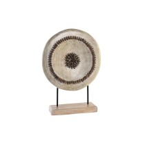 Decorative Figure DKD Home Decor Beige Iron Circles (39 x 12 x 55 cm)