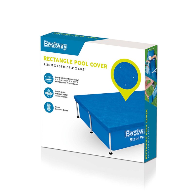 Swimming Pool Cover Bestway Blue 221 x 150 cm