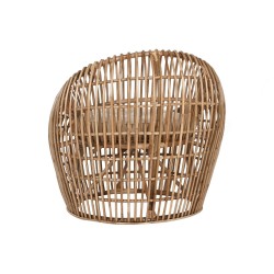 Garden chair Home ESPRIT Bamboo Rattan 70 x 70 x 74 cm