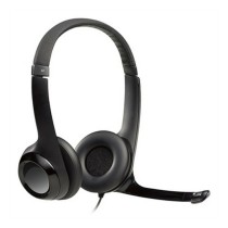 Casques avec Microphone Logitech 981-000406 Noir